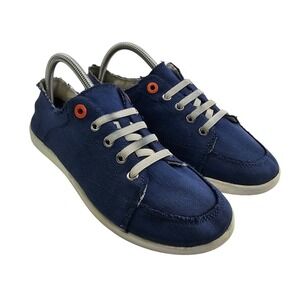 Vionic Beach Pismo Sneaker Navy Blue Canvas Supportive Washable Sneaker Size 8.5